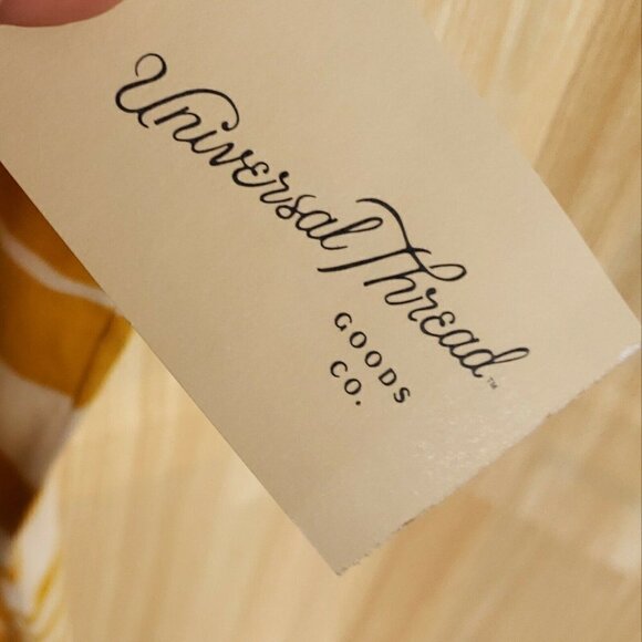 Universal Threads Womens New Gold White Striped Cropped Tank Top - Picture 5 of 6